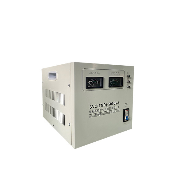 5KVA เครื่องปรับความแรงดันอัตโนมัติ 220V เครื่องปรับพลังงานแบบแลกเปลี่ยนระยะเดียว TND ((SVC) - 5000VA
