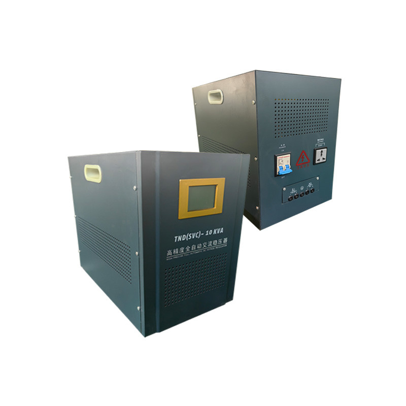 10KVA คุณภาพสูง 220V Single Phase Automatic Voltage Stabilizer ที่มีความละเอียดสูง