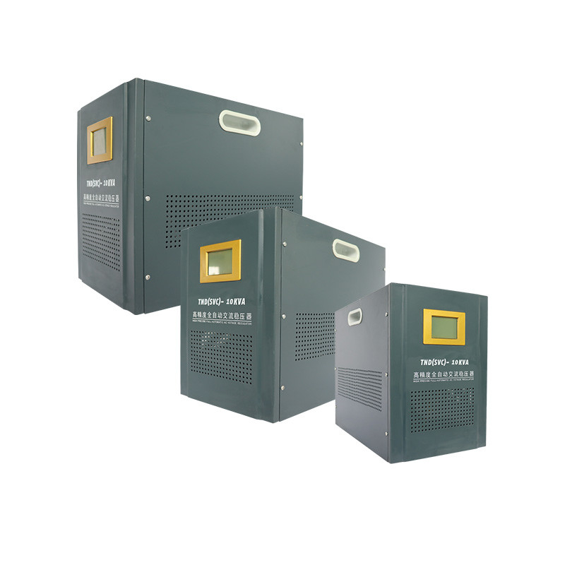 10KVA คุณภาพสูง 220V Single Phase Automatic Voltage Stabilizer ที่มีความละเอียดสูง