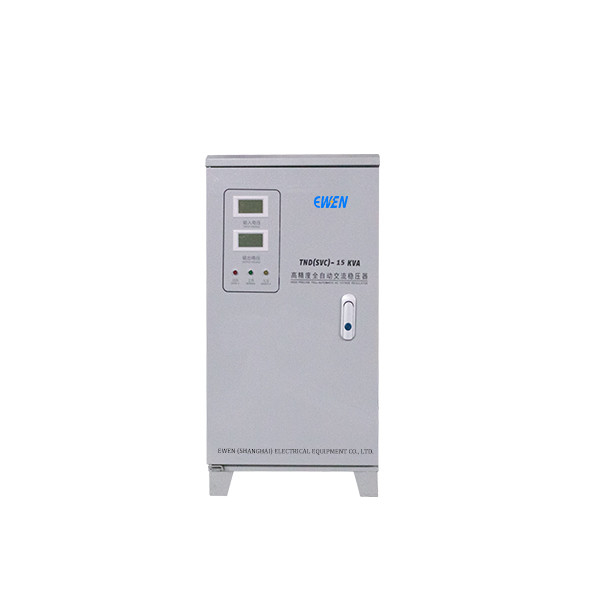 ขายจากโรงงาน 15KVA เครื่องปรับความแรงดันระยะเดียว 220V 50HZ 60HZ พร้อมเครื่องวัดดิจิตอล