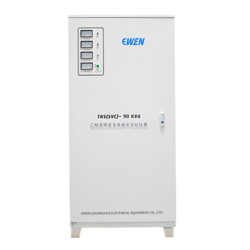 90KVA เครื่องปรับความตึงเครียด 3 ขั้นตอน เครื่องปรับความตึงเครียดอัตโนมัติ ด้วยเทคโนโลยีเครื่องยนต์เซอร์โวสําหรับเครื่องตัดเลเซอร์
