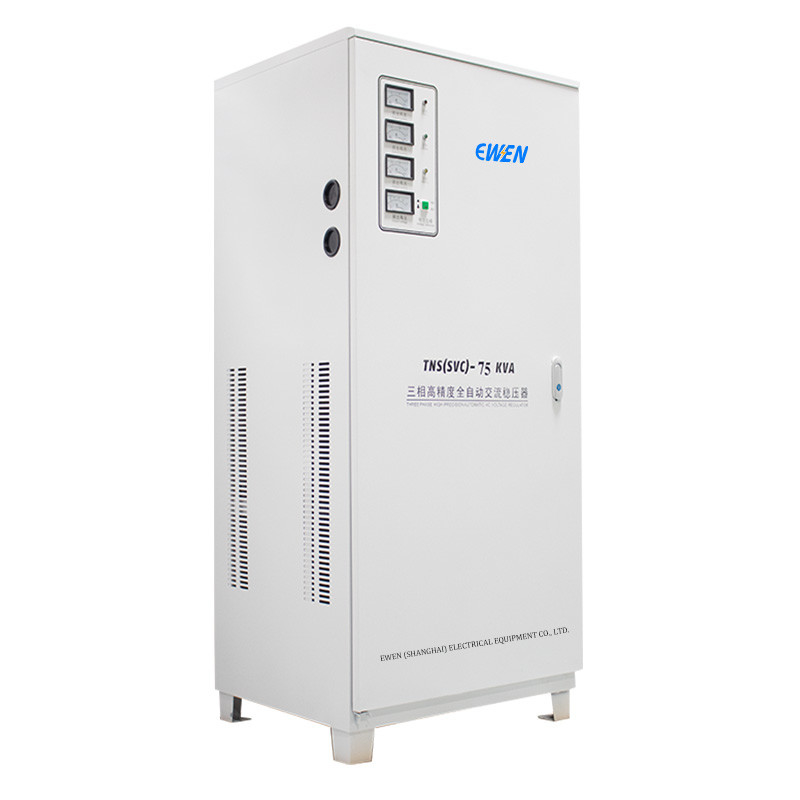 TNS ((SVC) -75KVA AC Power Stabilizer เครื่องปรับระดับความดันอัตโนมัติสามเฟส AVR 380V 230V 220V 400V 415V 440V 480V