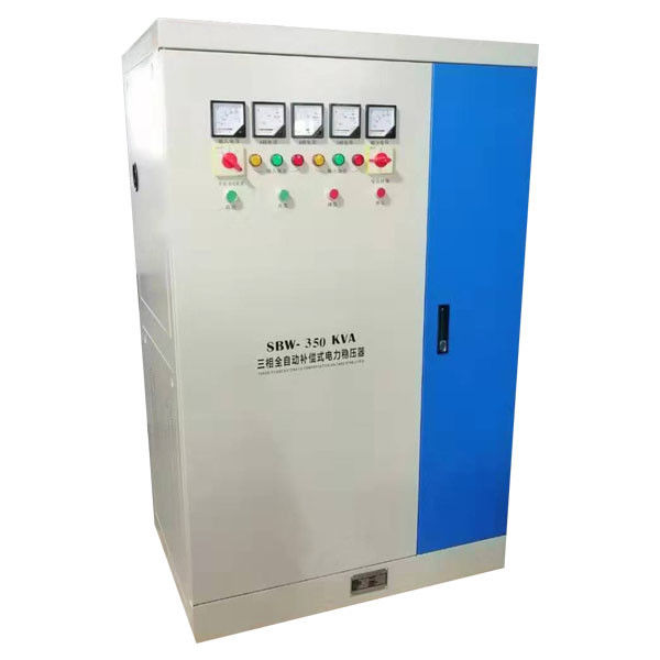 350KVA 380V AVR ควบคุมแรงดันไฟฟ้ากระแสสลับสามเฟสควบคุมอัตโนมัติ 50Hz