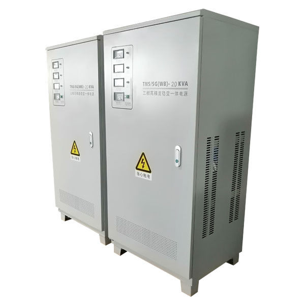 AVR 10KVA เครื่องควบคุมแรงดันไฟฟ้าสามเฟส 50Hz พร้อมจอแสดงผลตัวชี้