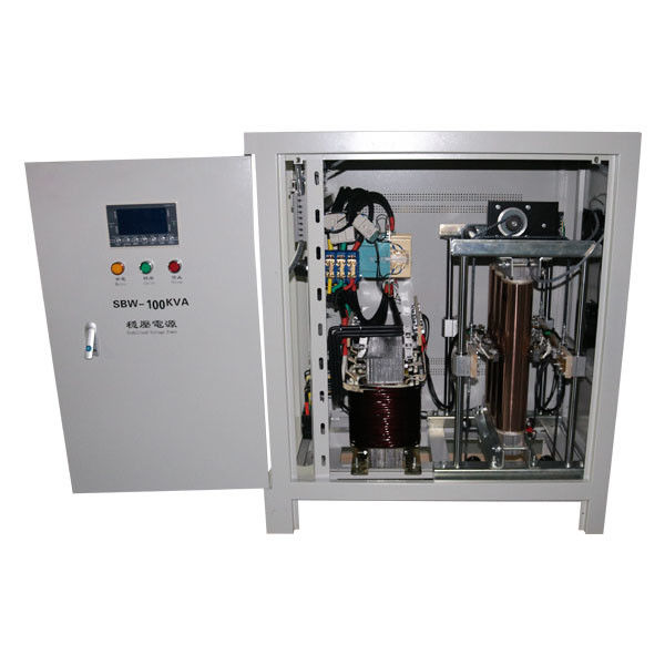 SBW-100KVA ควบคุมแรงดันไฟฟ้าด้วยจอแสดงผลดิจิตอลสามเฟส