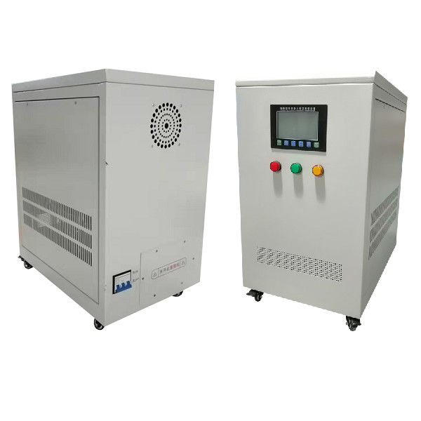 จอแสดงผล LCD ขดลวด AC เมทัลลิก 30KVA อุตสาหกรรมแรงดันไฟฟ้าอัตโนมัติชดเชยแรงสั่นสะเทือน