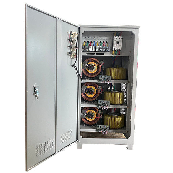 TNS-80KVA AC สามเฟสอัตโนมัติขายโรงงานควบคุมแรงดันไฟฟ้า