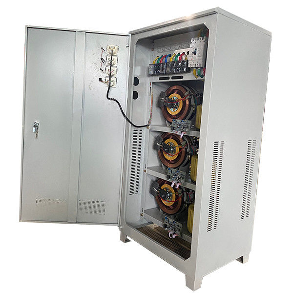 TNS-80KVA AC สามเฟสอัตโนมัติขายโรงงานควบคุมแรงดันไฟฟ้า
