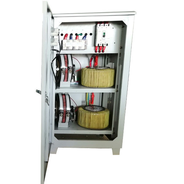 TND-60KVA เฟสเดียวตัวควบคุมแรงดันไฟฟ้าอัตโนมัติเต็มรูปแบบความแม่นยำสูง